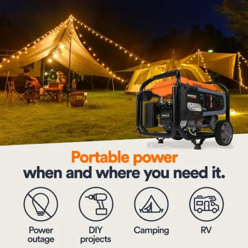 Generac GP3600 Portable Generator - COsense | Model G0077210 - Image 2