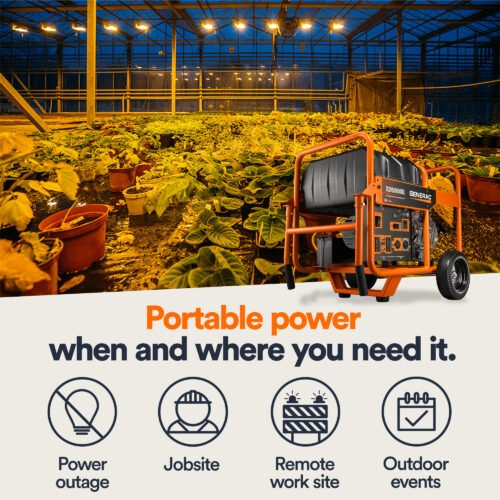Generac 5000W Diesel Portable Generator – XD5000E | Model #6864