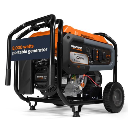 Portable Generator, 8000 | Electric Start with COsense | 50ST