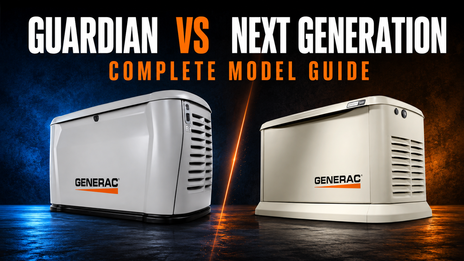 Guardian or Next Generation Models side by side for a blog post comparison authored by Brite Generators.