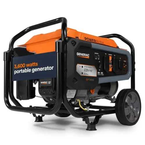 Generac GP3600 Portable Generator - COsense | Model G0077210