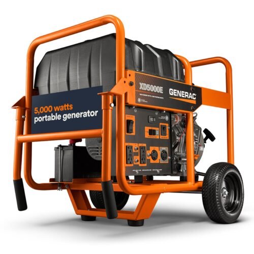 Generac XD5000E Diesel Portable Generator – Electric Start (49ST) | Model G0068640