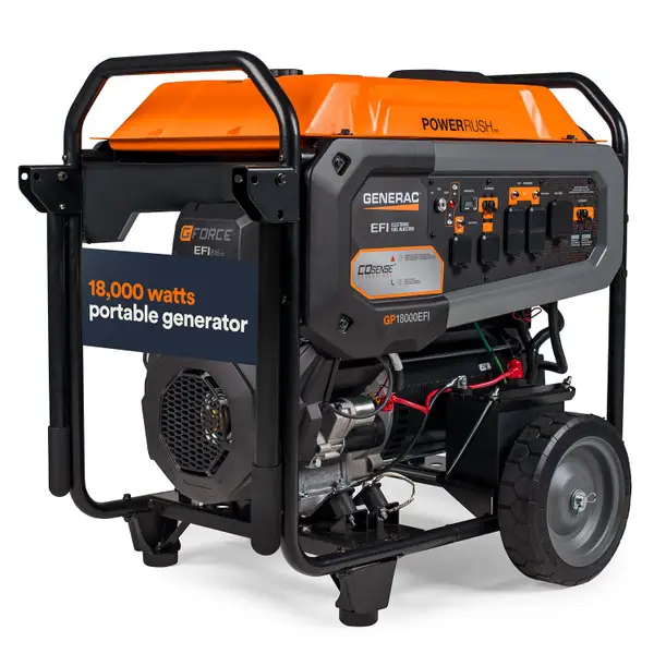 Generac GP18000EFI Portable Generator | Model G0089170