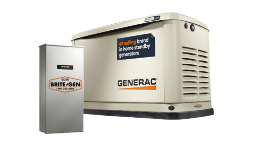 Generac 24kW Guardian standby generator with transfer switch from Brite Generators