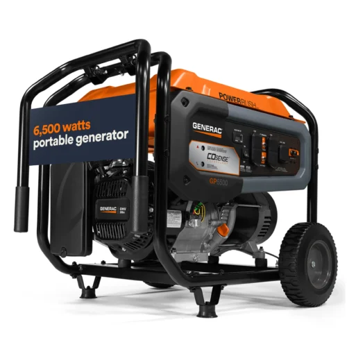 Generac 6500W Portable Generator – COSense® | Model G007683