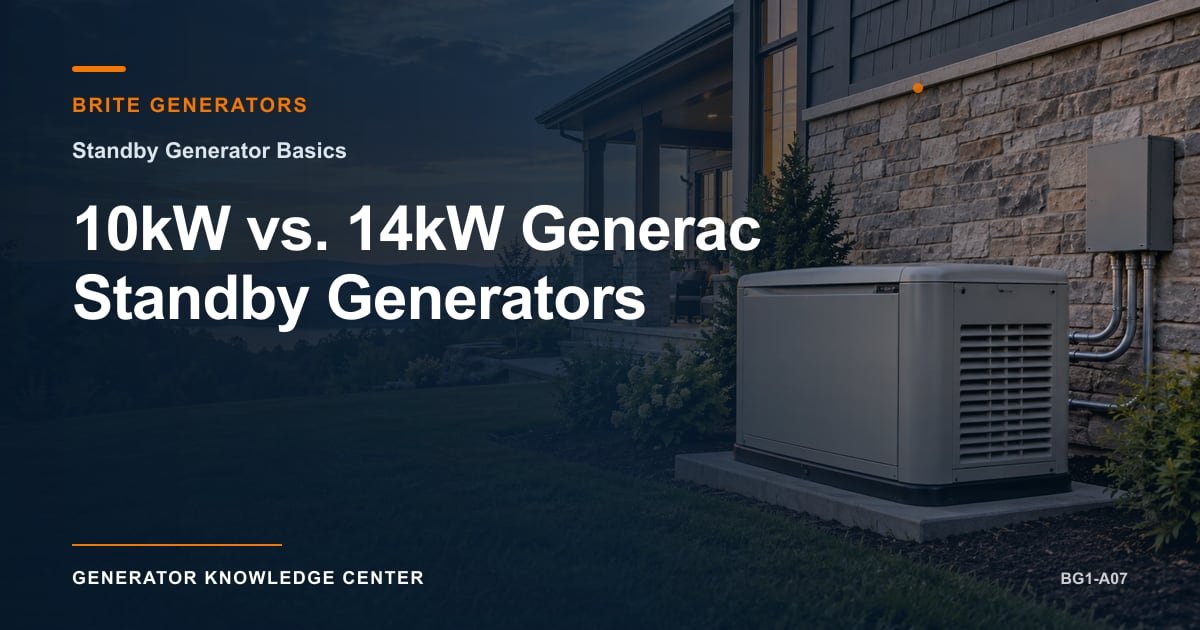 10kW vs. 14kW Generac Standby Generators — Brite Generators