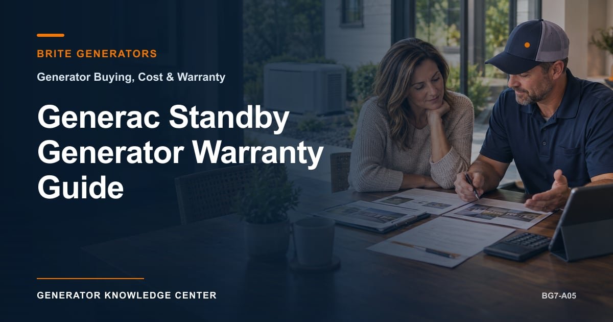 Generac Standby Generator Warranty Guide — Brite Generators
