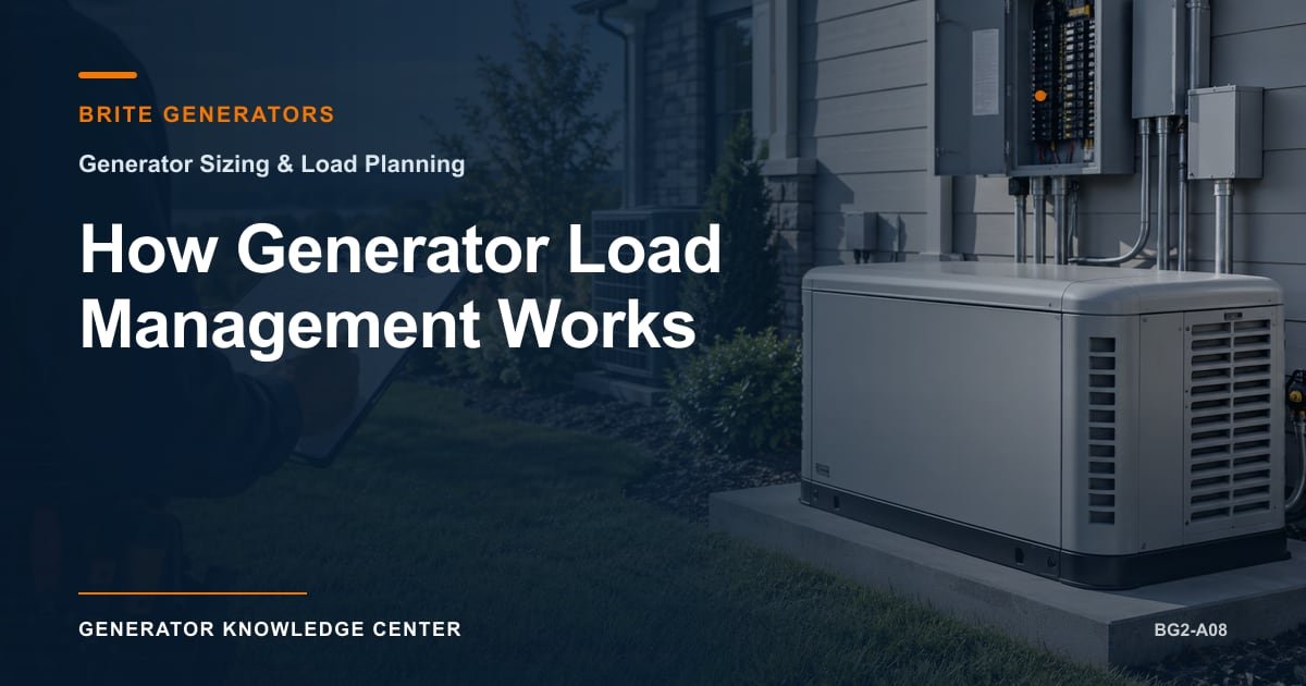 How Generator Load Management Works — Brite Generators