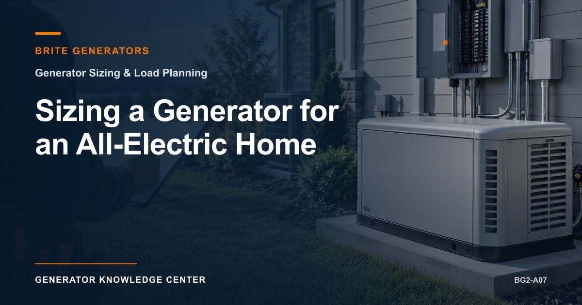 Sizing a Generator for an All-Electric Home — Brite Generators