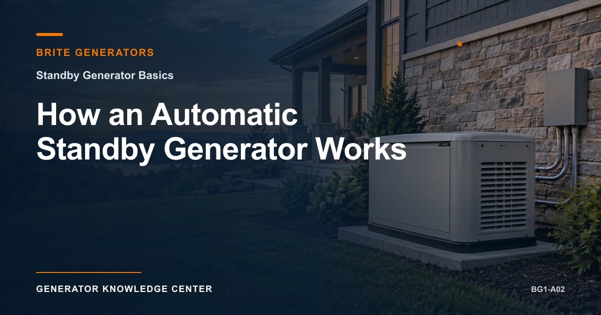 How an Automatic Standby Generator Works — Brite Generators