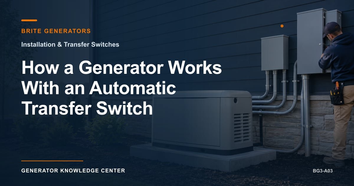 How a Generator Works With an Automatic Transfer Switch — Brite Generators