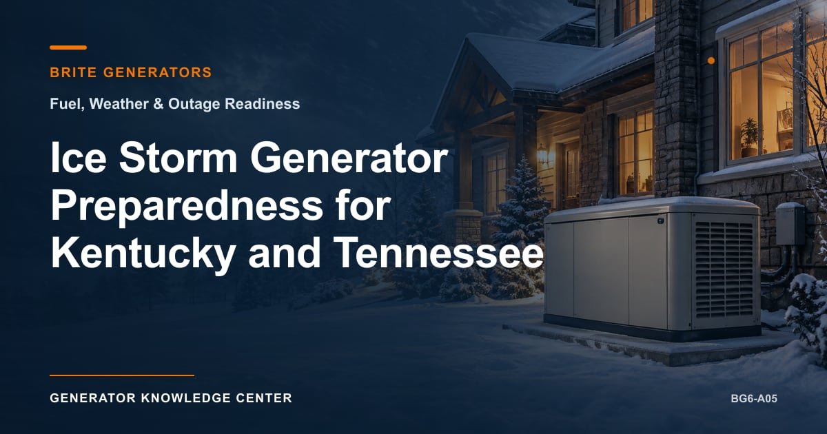 Ice Storm Generator Preparedness for Kentucky and Tennessee — Brite Generators