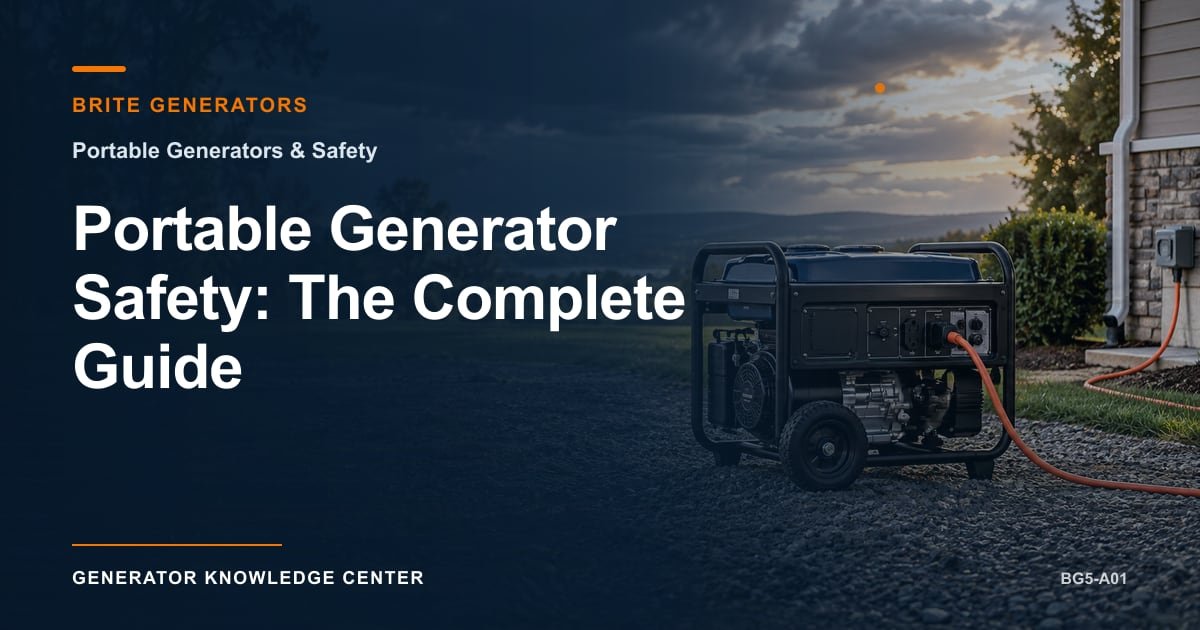 Portable Generator Safety: The Complete Guide — Brite Generators